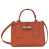 Longchamp Damen ROSEAU Handtasche Ziegelrot