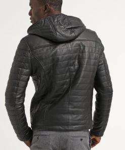 Oakwood AURELLIEN Lederjacke Black Herren -Oakwood Soldes Boutique 53cfd846bc984f2cb44a91e5bba2251b