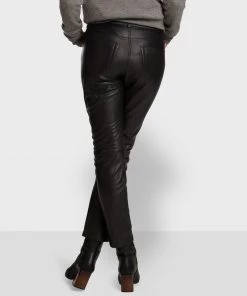 Oakwood CLARISSA Lederhose Black Damen -Oakwood Soldes Boutique 544d9434040c442ebbb96c08ad843de2