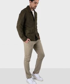 Oakwood RICCARDO Lederjacke Dark Green Herren -Oakwood Soldes Boutique 54b73b912fe645f9a0e83103b61b9e8c