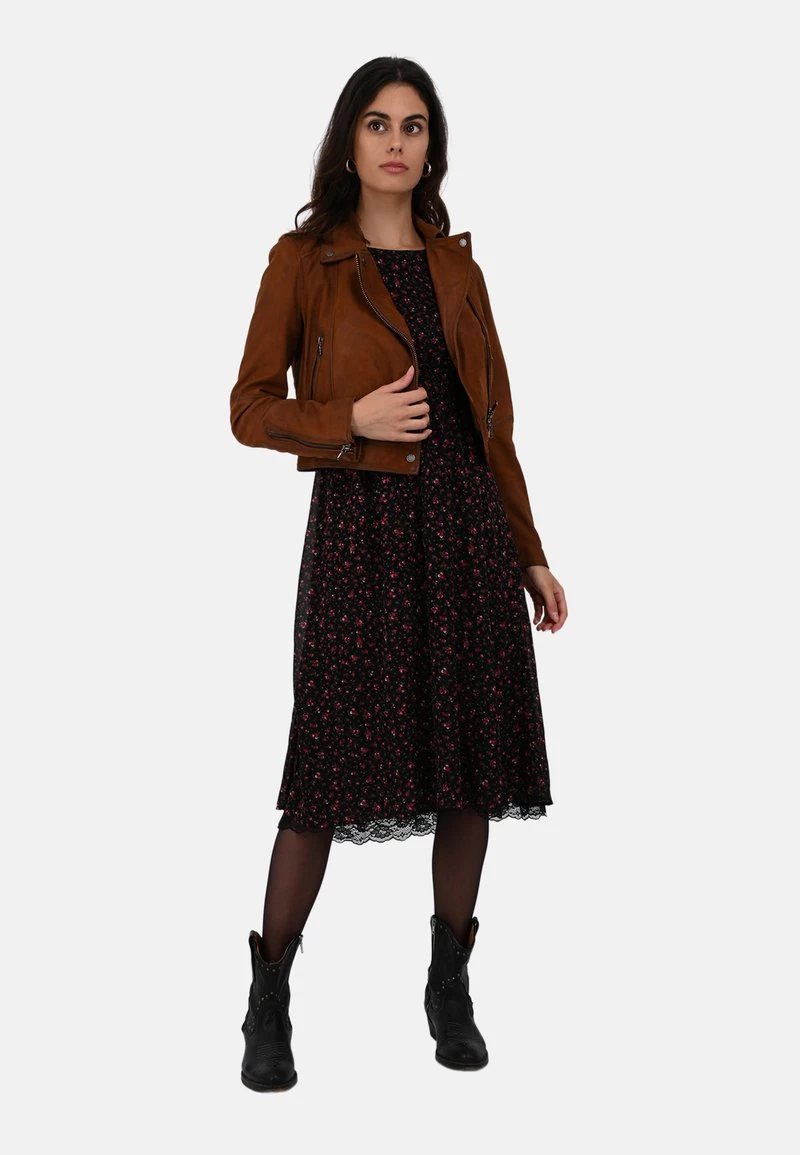 Oakwood Damen YOKO Lederjacke Brown 2 Oakwood Damen YOKO Lederjacke Brown – Bild 2