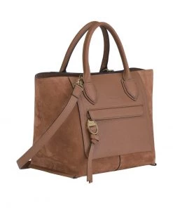 Longchamp MAILBOX Handtasche Cognac Damen -Oakwood Soldes Boutique 57d6c703767949caabd3ed151a9cef74