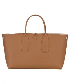 Longchamp Damen ROSEAU Handtasche Naturel -Oakwood Soldes Boutique 57ddd7aa85ef44e8a304d2a69a6f1b64