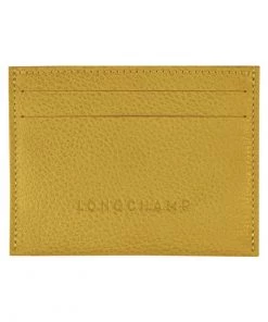 Longchamp FOULONNÉ Visitenkartenetui Mimosengelb Unisex