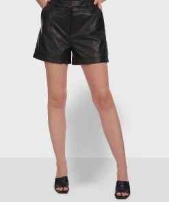 Oakwood KIM Lederhose Black Damen