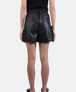 Oakwood Damen JANNY Lederhose Black -Oakwood Soldes Boutique 59e4b684f94647078a4d2fa7e4d766b8