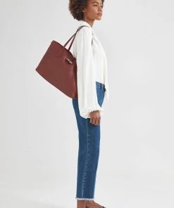 Longchamp Damen Handtasche Ockerbraun