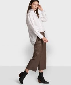 Oakwood Lederhose Brown Damen -Oakwood Soldes Boutique 5b0e6acc6b66400987056772d6a1d7f6