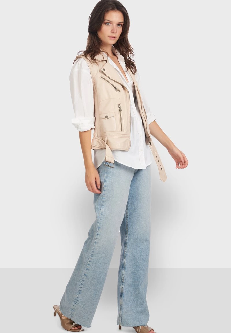 Oakwood Damen KYLIE Weste Beige 5 Oakwood Damen KYLIE Weste Beige – Bild 5