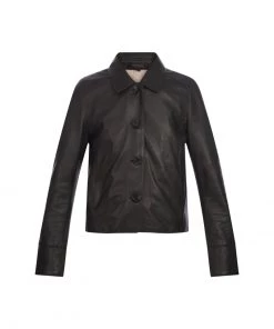 Oakwood Damen ROSALIE Lederjacke Black -Oakwood Soldes Boutique 5bbee35ae0a5499eb3f487222617208c