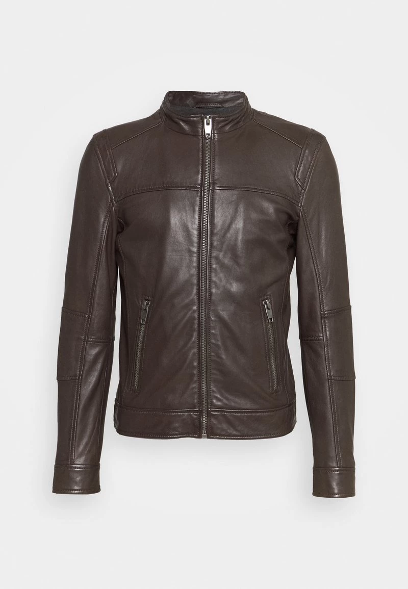 Oakwood Herren DUBLIN Lederjacke Brown 7 Oakwood Herren DUBLIN Lederjacke Brown – Bild 7