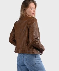 Oakwood JUDITH Lederjacke Brown Damen 7 Oakwood JUDITH Lederjacke Brown Damen -Oakwood Soldes Boutique 5c0e8d0e8f01485db96e6575295494e3