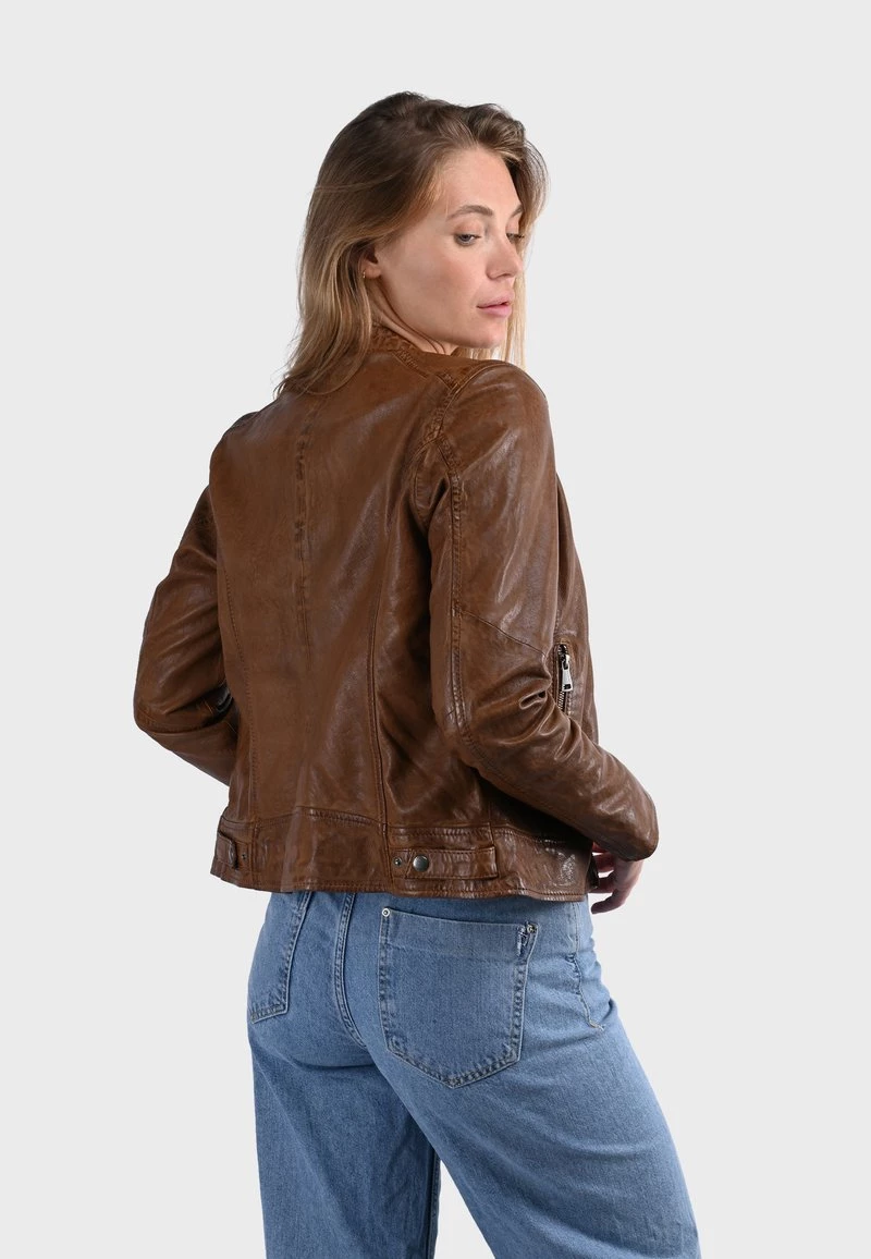 Oakwood JUDITH Lederjacke Brown Damen 3 Oakwood JUDITH Lederjacke Brown Damen – Bild 3