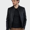 Oakwood AGENT Lederjacke Black Herren
