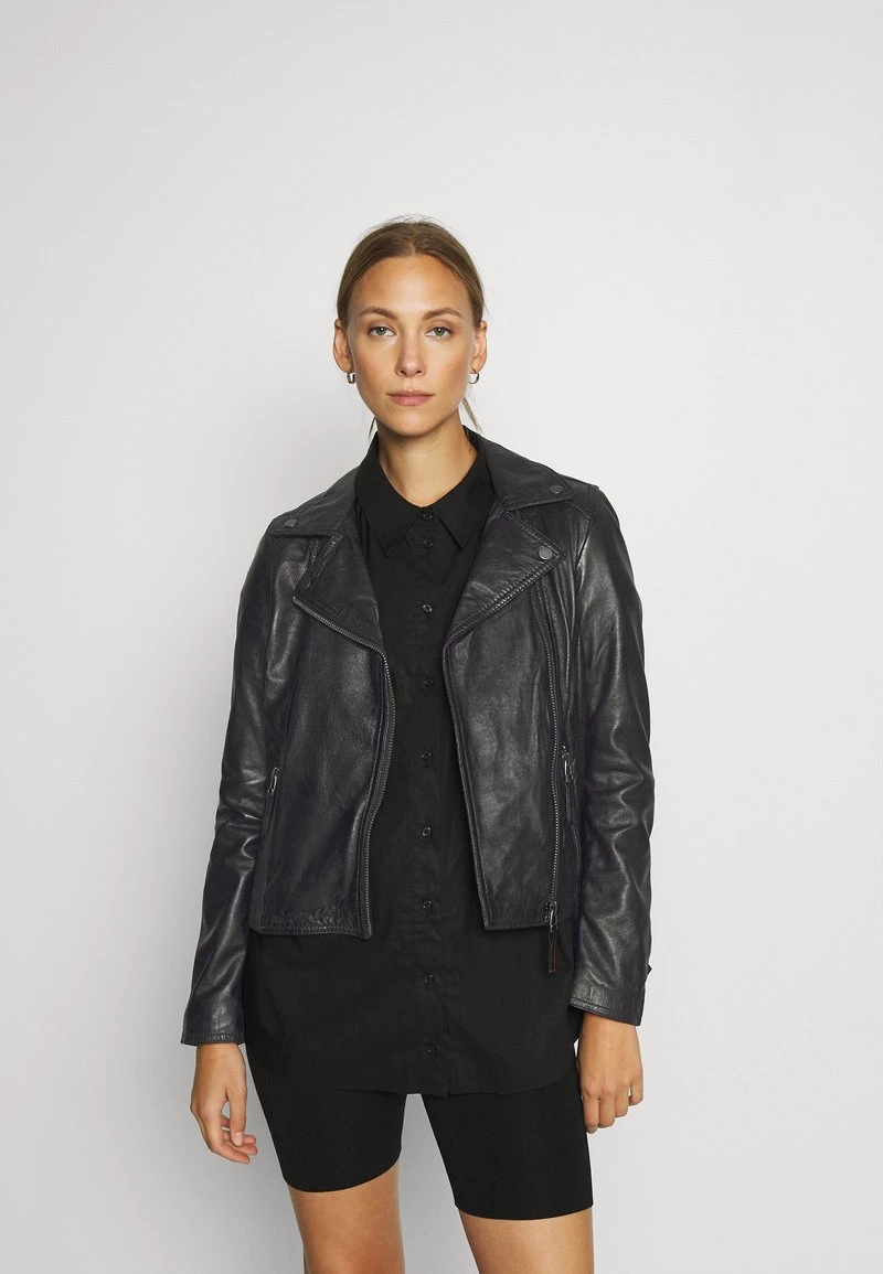 Oakwood Damen CLIPS Lederjacke Black 1 Oakwood Damen CLIPS Lederjacke Black