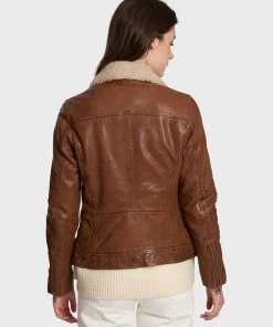 Oakwood FLOW Lederjacke Brown Damen 11 Oakwood FLOW Lederjacke Brown Damen -Oakwood Soldes Boutique 5f65b9dee802478c8521a0b9a690d347