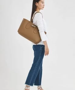 Longchamp Damen ROSEAU Handtasche Naturel