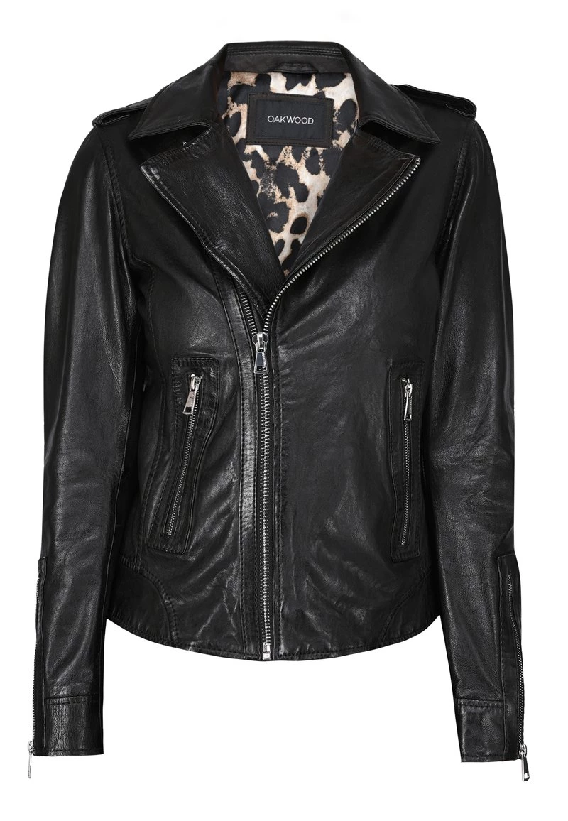 Oakwood Damen MANGA Lederjacke Black 5 Oakwood Damen MANGA Lederjacke Black – Bild 5