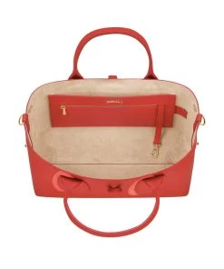 Longchamp Damen ROSEAU SHADOW Handtasche Rouge -Oakwood Soldes Boutique 61cc45bde63d41e992b9d489f0ea9116