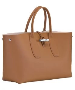 Longchamp Damen ROSEAU Handtasche Naturel -Oakwood Soldes Boutique 62910e99cc37468592fb3bd78d81f534