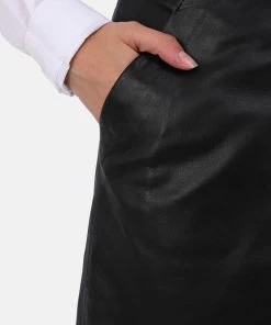 Oakwood Damen JOHANNA Lederrock Black -Oakwood Soldes Boutique 63ab9c08d97c468bb7226ee4bd45c030