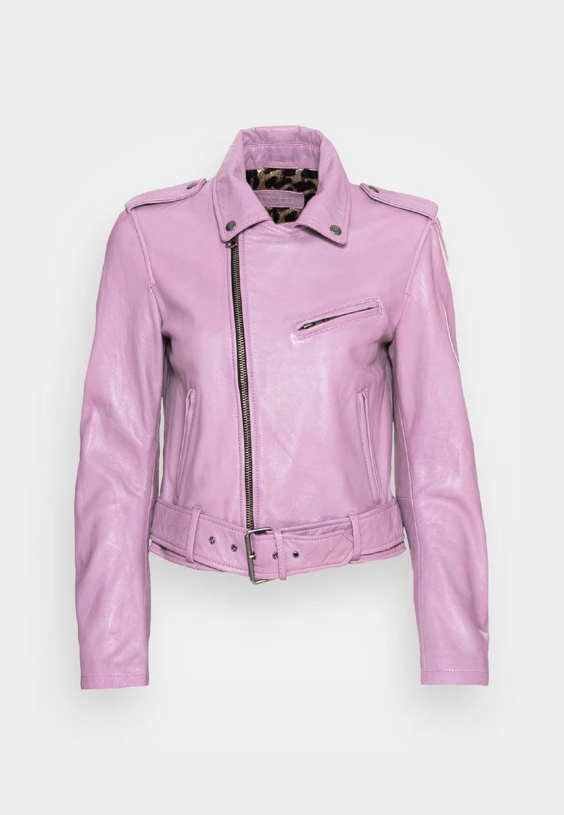 Oakwood RADIO Lederjacke Lilas Damen 4 Oakwood RADIO Lederjacke Lilas Damen – Bild 4