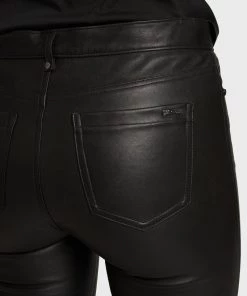 Oakwood Damen P ANDORA Lederhose Black -Oakwood Soldes Boutique 64e5d7a32bbf41aca4570973af181ca8
