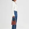 Longchamp Damen ESSENTIAL Handtasche Ockerbraun