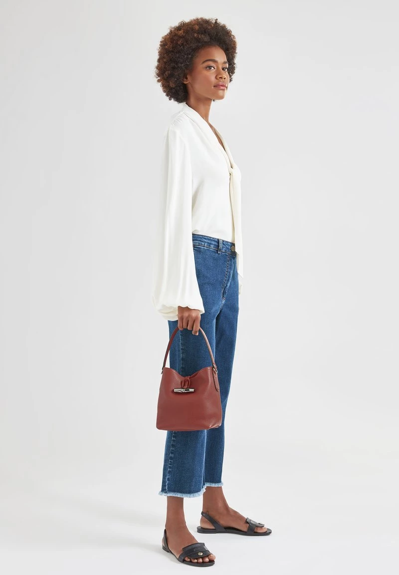 Longchamp Damen ESSENTIAL Handtasche Ockerbraun 1 Longchamp Damen ESSENTIAL Handtasche Ockerbraun