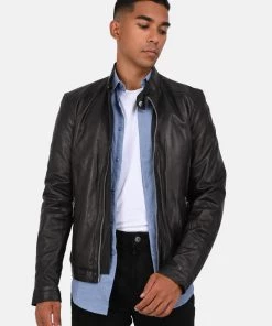 Oakwood MARKER Lederjacke Black Herren