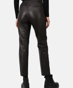 Oakwood Damen GIFT Lederhose Choco Brown -Oakwood Soldes Boutique 677444061b7e40989e26bc9aebae0ff7