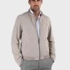 Oakwood FILIP Lederjacke Light Grey Herren