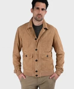 Oakwood Herren ALESSANDRO Lederjacke Tan
