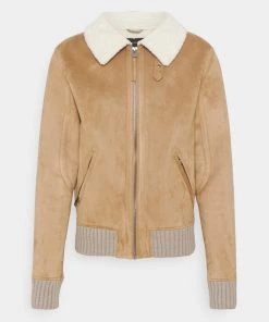 Oakwood BILLY Kunstlederjacke Tan Herren -Oakwood Soldes Boutique 699b9db88a2e4fa19b9ce8e118026a75