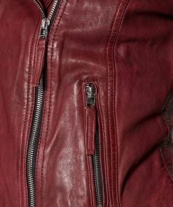 Oakwood CLIPS Lederjacke Fire Damen -Oakwood Soldes Boutique 69d82dd2adee42709b2af00bd9a6bc61