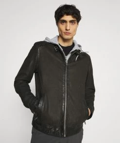 Oakwood PARK Lederjacke Antic Brown Herren