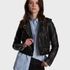Oakwood Damen YOKO Lederjacke Black