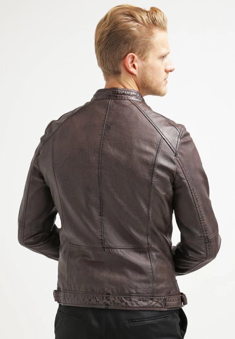 Oakwood CASEY Lederjacke Dark Brown Herren 3 Oakwood CASEY Lederjacke Dark Brown Herren – Bild 3