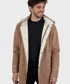 Oakwood STAN Wintermantel Beige Herren