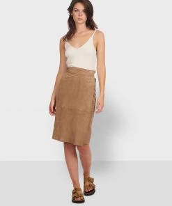 Oakwood TITTLE Wickelrock Beige Damen -Oakwood Soldes Boutique 6ec49067a4a14801bbab27f1a99da04b