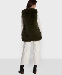 Oakwood Damen ACT Weste Khaki -Oakwood Soldes Boutique 6ef2444e35ab4e84995a0795d627c74a