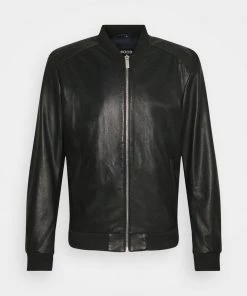 Oakwood BORN Lederjacke Black Herren -Oakwood Soldes Boutique 706a01f16d5949e586f6a34fb7c74fac