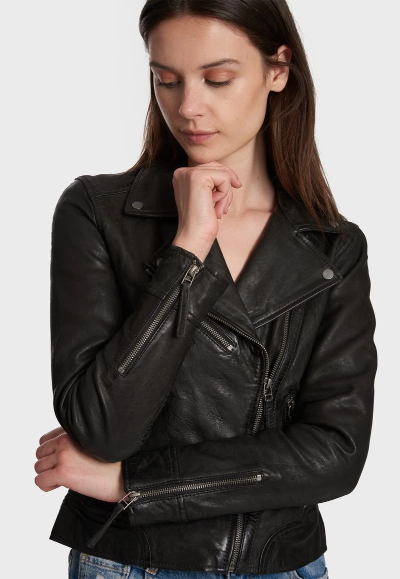Oakwood SAMANTHA Lederjacke Black Damen 5 Oakwood SAMANTHA Lederjacke Black Damen – Bild 5