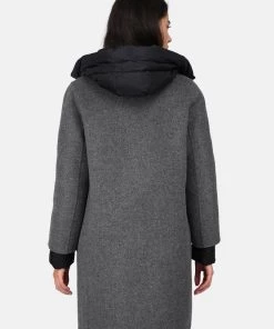 Oakwood Damen LILIANA Klassischer Mantel Black -Oakwood Soldes Boutique 75e01215b87e4a558b73296155bc21af