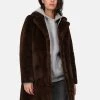 Oakwood CYBER Wintermantel Dark Brown Damen