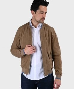Oakwood Herren STEFANO Lederjacke Light Brown -Oakwood Soldes Boutique 77c1b4f434e642c4b62ad44a68e0f6fc