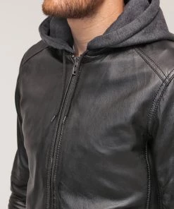 Oakwood JIMMY Lederjacke Black Herren 10 Oakwood JIMMY Lederjacke Black Herren -Oakwood Soldes Boutique 786b747bf0b64b49a49c9b9269133047