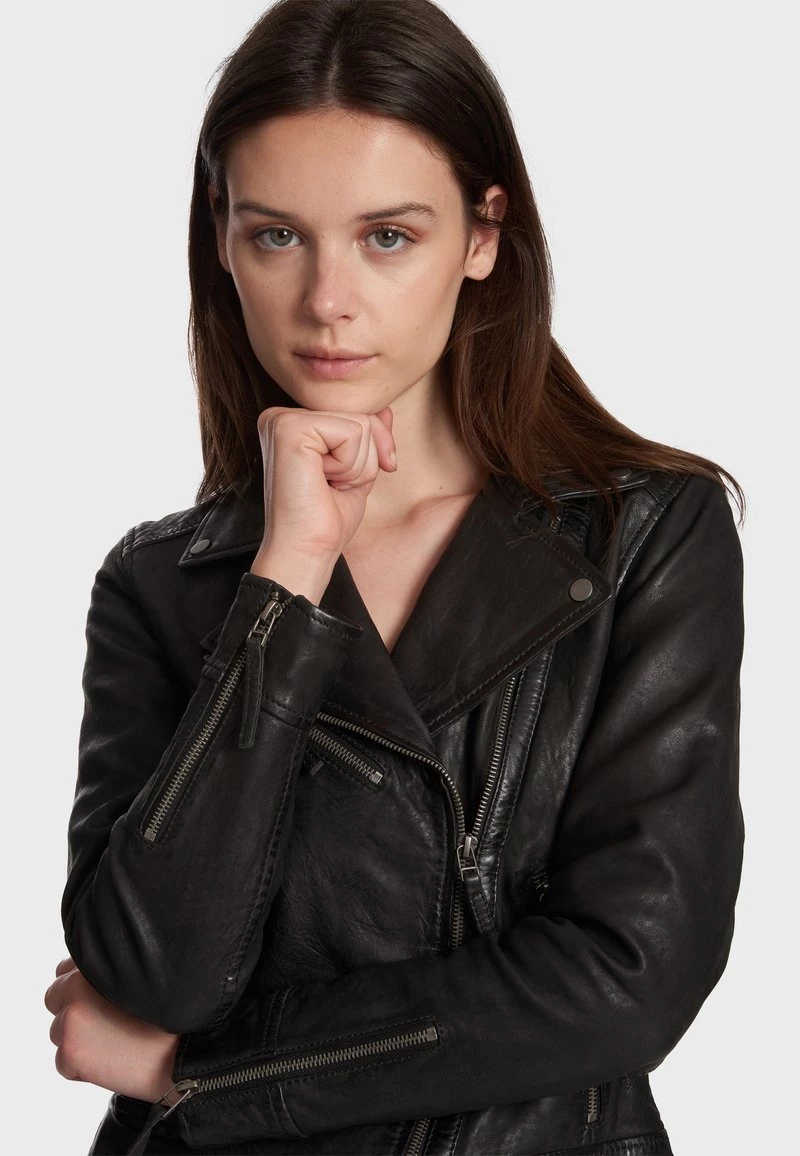 Oakwood SAMANTHA Lederjacke Black Damen 4 Oakwood SAMANTHA Lederjacke Black Damen – Bild 4