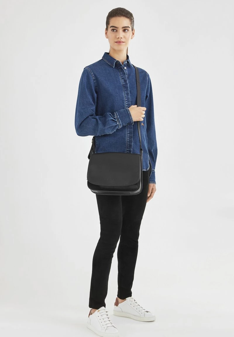 Longchamp LE FOULONNÉ Umhängetasche Schwarz Damen 1 Longchamp LE FOULONNÉ Umhängetasche Schwarz Damen