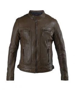Oakwood Herren CASEY Lederjacke Brown -Oakwood Soldes Boutique 7a9511c72bf2468d9e0808dac0eb3426